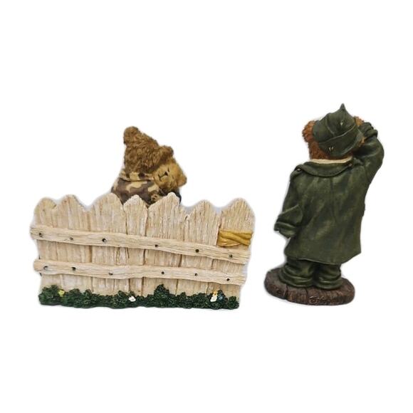 Boyds Bears & Friends The Bearstone Collection A Hero's Welcome Billy Bearyproud - Picture 3 of 13